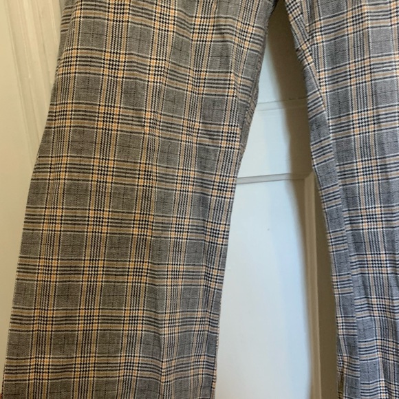 Vintage Plaid Suspender Bell Bottoms - Picture 2 of 6